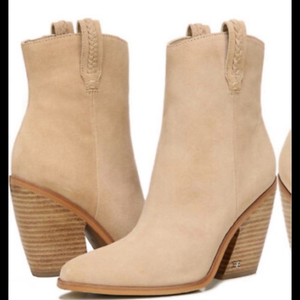 Sam Edelman suede booties, Like new!
